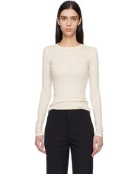 Flore Flore - Off- Olivia Longsleeve T-shirt - Lyst