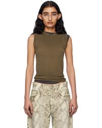 Acne Studios - Ribbed Tank Top - Lyst