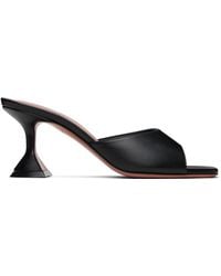 AMINA MUADDI - ブラック Lupita Slipper 70 ヒールサンダル - Lyst