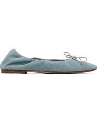 Aeyde - Tibi Suede Ballerina Flats - Lyst