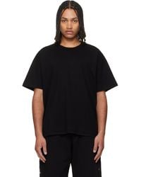 Les Tien - Lightweight Binded Neck Oversized T-Shirt - Lyst