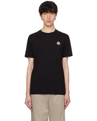 Moncler - ブラック ロゴパッチ Tシャツ 3枚セット - Lyst