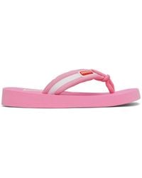 KENZO - Pink Setta Flip Flops - Lyst