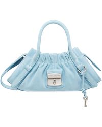 Marc Jacobs - Petit Sac Cristina Bleu En Suède - Lyst