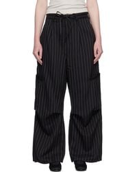 Y-3 - Pinstripe Ut Straight Leg Trousers - Lyst