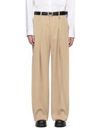 WOOYOUNGMI - Two-tuck Trousers - Lyst
