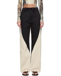 Serapis - Ssense Exclusive Off- Trousers - Lyst