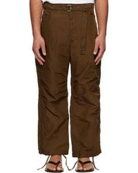 Sacai - Treated Nylon Twill Cargo Pants - Lyst