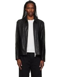 HUGO - Regular-Fit Nappa Leather Jacket - Lyst