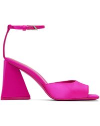 The Attico - Pink Piper Heeled Sandals - Lyst