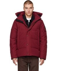 Canada Goose - Burgundy Disc' Wyndham Down Parka - Lyst