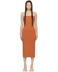 Miaou - Orange Lila Midi Dress - Lyst