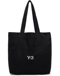 Y-3 - ブラック キャンバス トートバッグ - Lyst