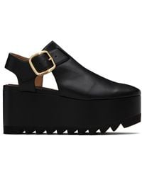 Stella McCartney - Elyse Closed-Toe T-Bar Platform Sandals - Lyst