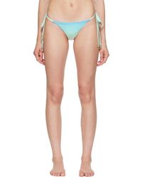 CASABLANCA - Gradient String Beaded Bikini Bottom - Lyst