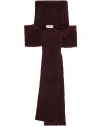 Dries Van Noten - Burgundy Techno Scarf - Lyst