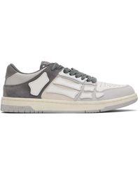 Amiri - Distressed Skel Top Low Sneakers - Lyst