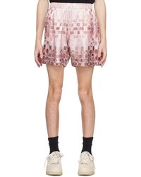 Amiri - Pink Gradient Tape Shorts - Lyst