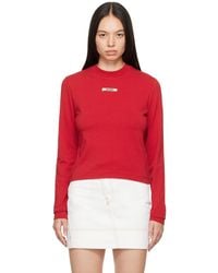 Jacquemus - La Casa 'Le T-Shirt Gros Grain Manches Longues' Long Sleeve T-Shirt - Lyst