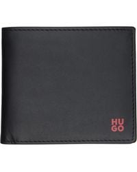 HUGO - Stacked-Logo Wallet - Lyst