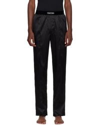Tom Ford - ブラック シルク パジャマパンツ - Lyst