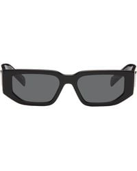 Prada - Triangle Logo Sunglasses - Lyst