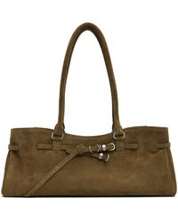 Marge Sherwood - Khaki Soft Leather 'Grandma' Shoulder Bag - Lyst