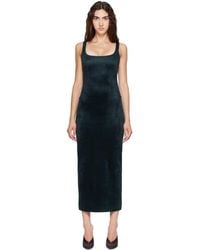 Alaïa - Tailored Velvet Maxi Dress - Lyst