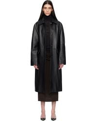TOTEME - Raglan Leather Coat - Lyst