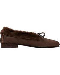 Hereu - Tilla Shearling Loafers - Lyst