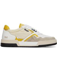 Rhude - White & Yellow Racing Sneakers - Lyst