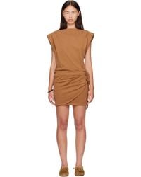 Isabel Marant - Tan Marielle Minidress - Lyst