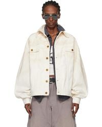 Willy Chavarria - Off- Chachi Denim Trucker Jacket - Lyst