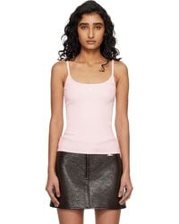 Courreges - Reedition Rib Knit Tank Top - Lyst