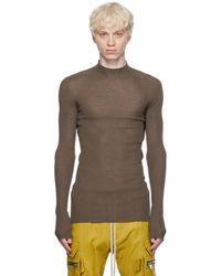 Rick Owens - Gray Lupetto Sweater - Lyst