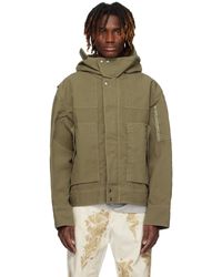 Dries Van Noten - Khaki Flap Pocket Jacket - Lyst