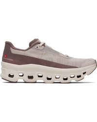 On Shoes - Baskets Cloudmster Void Taupe Et Bourgogne - Lyst
