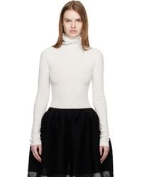Issey Miyake - December Cotton Baguette Turtleneck - Lyst