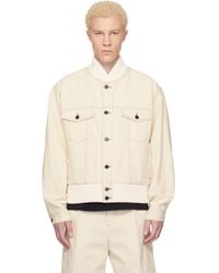 Lanvin - Off- Teddy Jacket - Lyst