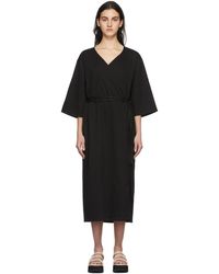 Missing You Already - Cloqué Wrapped Dress - Lyst