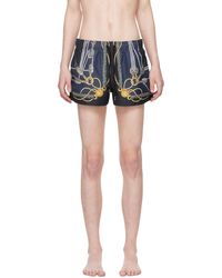 Versace - Nautical Swim Shorts - Lyst