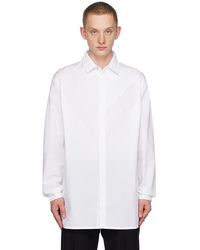 A_COLD_WALL* - * chemise blanche à panneaux - Lyst