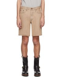 Levi's - Beige 468 Stay Loose Shorts - Lyst