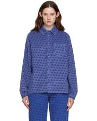 ERL - Blue Printed Shirt - Lyst