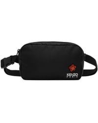 KENZO Paris Crest Crossbody Bag - Black