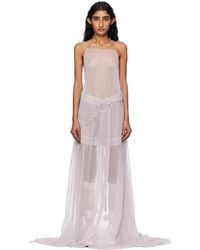 Ann Demeulemeester - Neta Long Deconstructed Maxi Dress - Lyst