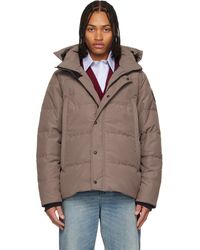Canada Goose - Taupe Label' Wyndham Down Jacket - Lyst