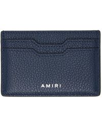 Amiri ネイビー Iconic カード ケース - ブルー