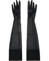 Mugler - Re/Edit Stretch Illusion Gloves - Lyst