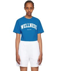Sporty & Rich - Blue Wellness Ivy T-shirt - Lyst